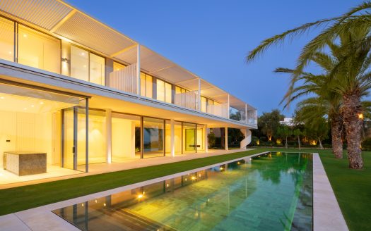 Villa in Finca Cortesin with Panoramic Golf and Sea Views