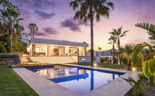 villa night marbella